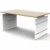 Schreibtisch Form4 Wangen-Gestell 160x80x68-76cm ahorn