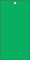 Anhänger - Grün, 13.4 x 6.35 cm, Spinnvlies, Mit Befestigungsloch, Industrie