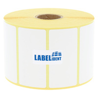 Thermotransfer-Etiketten, 60 x 30 mm, 1.500 Papieretiketten auf 1 Rolle/n, weiß, 1 Zoll (25,4 mm) Kern, ablösbar