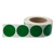 Markierungspunkte Ø 50 mm, grün, 1.000 runde Etiketten auf 1 Rolle/n, 3 Zoll (76,2 mm) Kern, Folienpunkte permanent, Verschlussetiketten