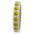 Leiterkennzeichen, DIN EN 40 012, Polyester, gelb, Ø 20 mm, Aufdruck: EX, explosionsgeschützt, schwarz, 1.000 Etiketten