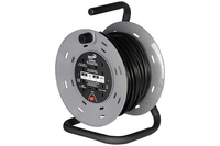 25m 4-Socket 13A Heavy Duty Steel Frame Extension Lead Cable Reel