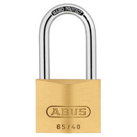 ABUS 12639 65/40mm Brass Padlock 40mm Long Shackle Keyed Alike 6406