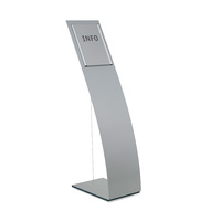Info Display / Showroom Display / Floorstanding Display "Unitex" | 270 mm with "G" door sign in A4