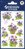 Blumenaufkleber, 85 x 160 mm, Kleinpackung, 27 Sticker / 3 Bögen