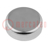Magnet: permanent; hard ferrite; H: 6mm; 30N; Ø: 20mm