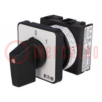 Switch: cam switch; Stabl.pos: 2; 20A; 0-1; for building in; Pos: 2