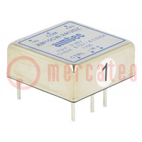 Convertidor: DC/DC; 15W; Uentr: 9÷36V; Usal: 12VDC; Usal2: -12VDC