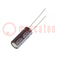 Capacitor: electrolytic; low ESR; THT; 1500uF; 6.3VDC; Ø8x20mm