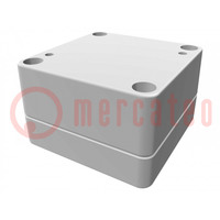 Enclosure: multipurpose; X: 65mm; Y: 65mm; Z: 40mm; 1555; grey