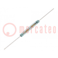 Reed switch; Range: 20÷30AT; Pswitch: 100W; Ø2.75x21mm; 1A; max.1kV