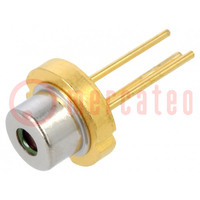 Diode: Laser; 630÷645nm; 20mW; 14/35; TO18; THT; 2,3÷2,4VDC; rot