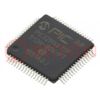 IC: mikrokontroler PIC; 512kB; 80MHz; 2,3÷3,6VDC; SMD; TQFP64