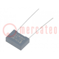 Capacitor: polypropylene; R75; 8.2nF; 13x4x9mm; THT; ±5%; 10mm