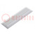 Profiles for LED modules; white; natural; L: 1m; WALLE12; surface