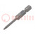 Screwdriver bit; Torx® with protection; T7H; Overall len: 50mm