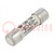 Fuse: fuse; gPV; 12A; 1kVDC; ceramic,cylindrical,industrial