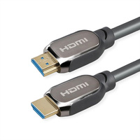 ROLINE ATC 8K HDMI Ultra HD Kabel met Ethernet, M/M, zwart, 1 m