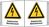 Winkelschild - Warnung vor elektrischer Spannung, Elektrischer Betriebsraum