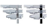 Hansa Schwenkflügler mit 3 Schalen, schwarz (61000249)