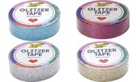 folia Deko-Klebeband Glitzer-Tape, 15 mm x 5 m, gold (57907372)