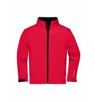 James & Nicholson Softshell Jacke Kinder JN135K Gr. 146/152 red