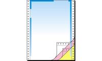 sigel Computer-Briefbogen endlos, Farbverlauf blau, 3-fach (8201793)