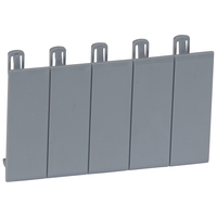 LEGRAND 001961 L746A OBTURATEURS 5 MODULES SÉCABLES, GRIS FONCÉ