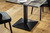 Tischsäule Quadro; 55x55x72 cm (BxLxH); schwarz; quadratisch