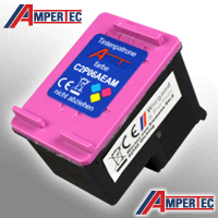 Ampertec Tinte ersetzt HP C2P06AE 62 farbig