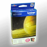 Brother Tinte LC-1100M magenta