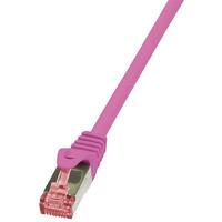 LogiLink Patchkabel CAT6 S/FTP AWG27 PIMF 3,00m pink