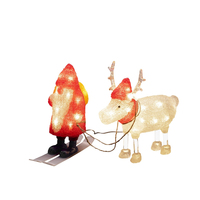 Konstsmide Acrylic Santa&Reindeer Lichtdecoratie figuur 40 gloeilamp(en) LED 3,6 W G