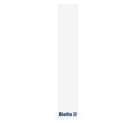 Biella 19016400U niet-klevende labels Wit Rechthoek