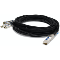 AddOn Networks ADD-QMUSCI-PDAC3M InfiniBand/fibre optic cable 3 m QSFP+ 4xSFP+ Black