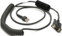 Zebra CBA-R31-C09ZAR seriële kabel Zwart 2,8 m