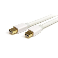 StarTech.com Cable de 3m Mini DisplayPort - Vídeo 4K x 2K Ultra HD - Cable Mini DisplayPort 1.2 - Cable para Monitor Mini DP a Mini DP - Macho - Blanco