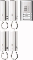 Ritto 1841420 system audio interkomowy Srebrny, Biały