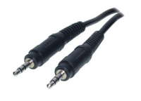S-Conn 1.5m 3.5mm Audio-Kabel 1,5 m Schwarz