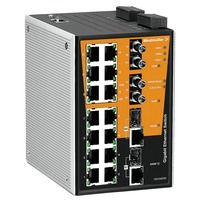 Weidmüller IE-SW-PL18MT-2GC14TX2ST Managed Gigabit Ethernet (10/100/1000) Schwarz, Orange