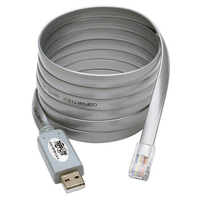 Tripp Lite U209-006-RJ45-X tussenstuk voor kabels RJ-45 USB 2.0 Type-A Zilver