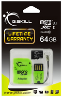 G.Skill FF-TSDXC64GC-U1 flashgeheugen 64 GB MicroSDXC UHS-I Klasse 10