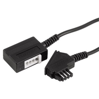 Hama TAE Universal Extension Cable, 3 m Schwarz