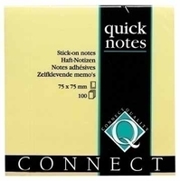 Connect Quick Notes 75 x 75 mm etichetta autoadesiva 100 pz