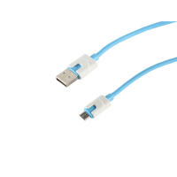 S/CONN 14-50007 USB Kabel USB 2.0 0,9 m USB A Micro-USB B Blau