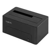 LogiLink QP0027 stacja dokująca do dysków twardych USB 3.2 Gen 2 (3.1 Gen 2) Type-C Czarny