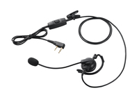 Kenwood KHS-35F hoofdtelefoon/headset Bedraad oorhaak Podium/studio Zwart