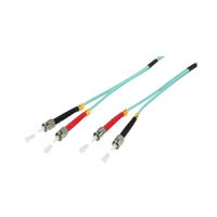 S-Conn 77902/3 Glasvezel kabel 2 m ST OM3 Aqua-kleur