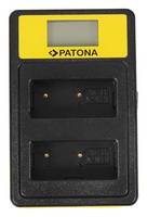 PATONA 141645 Akkuladegerät Batterie für Digitalkamera USB