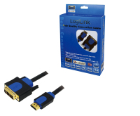 LogiLink CHB3101 video kabel adapter 1 m HDMI Type A (Standaard) DVI-D